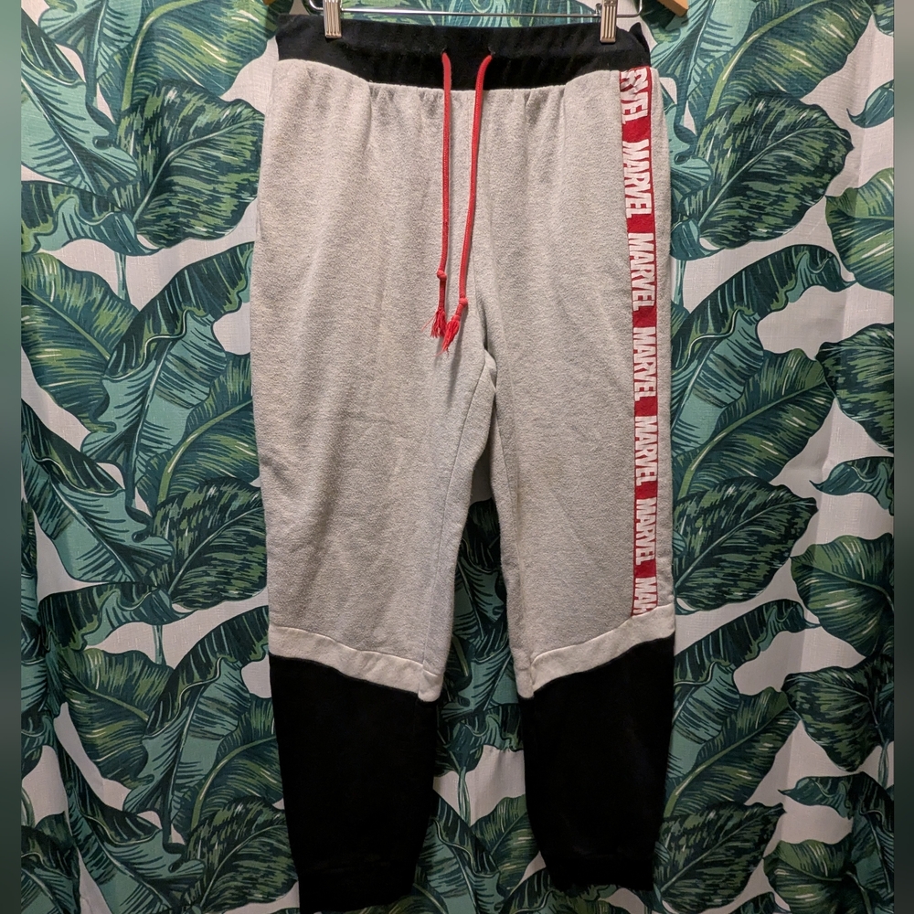 Marvel Gray & Black Jogger Pants Our Universe